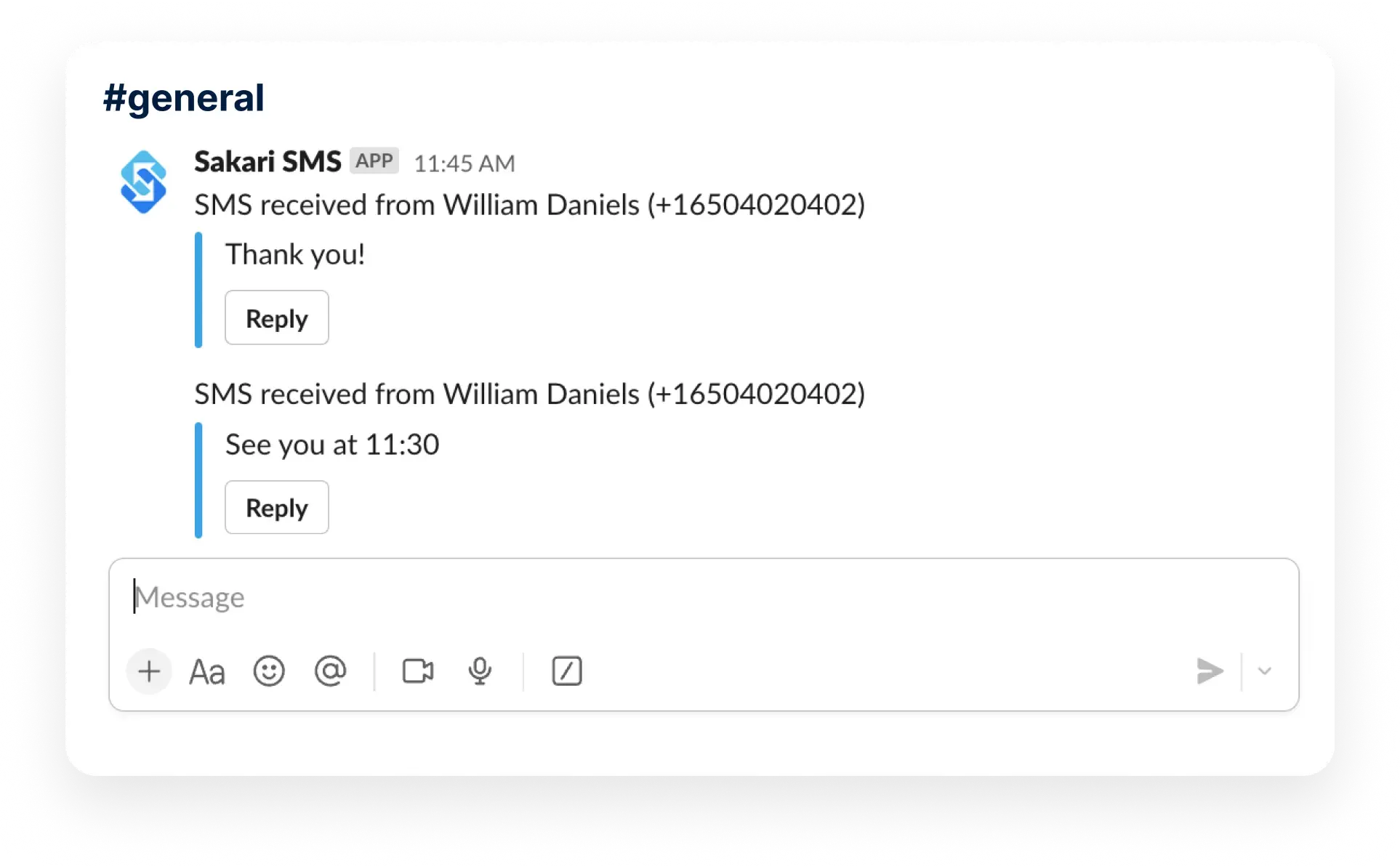 send-sms-directly-slack