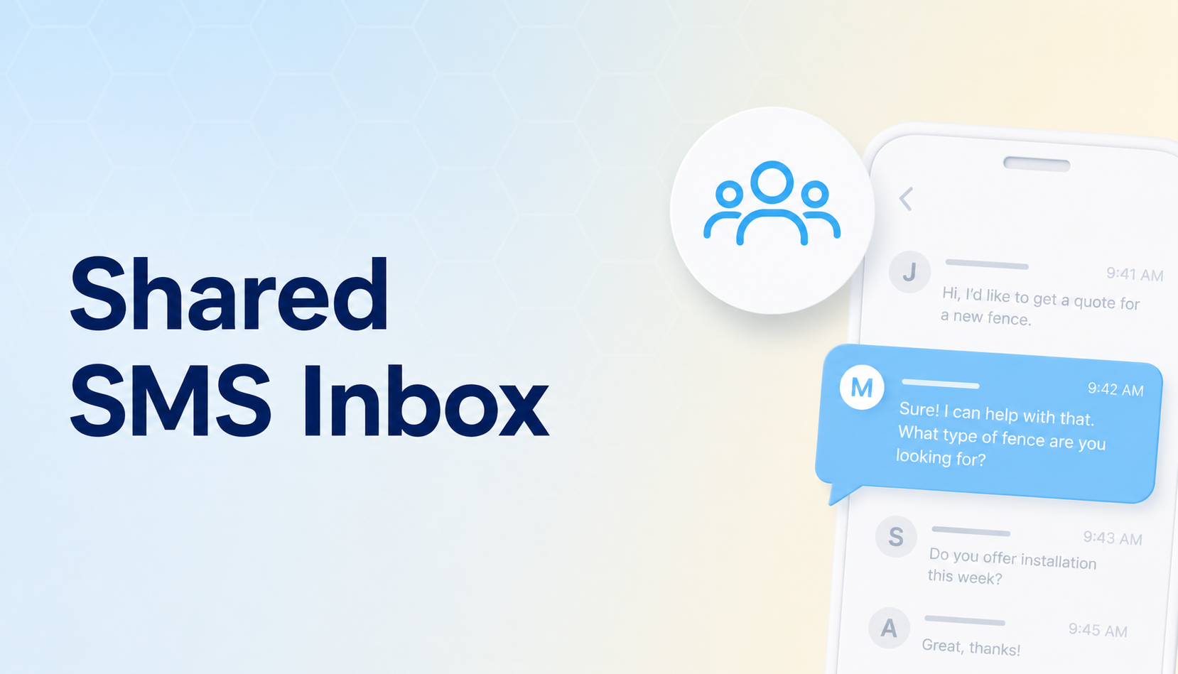 shared sms inbox